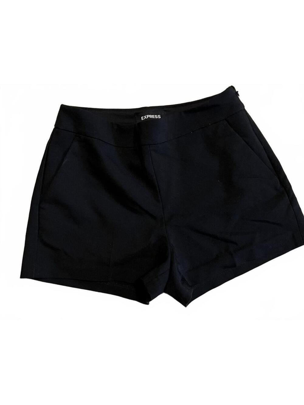 Express Black Dress Shorts Size 00